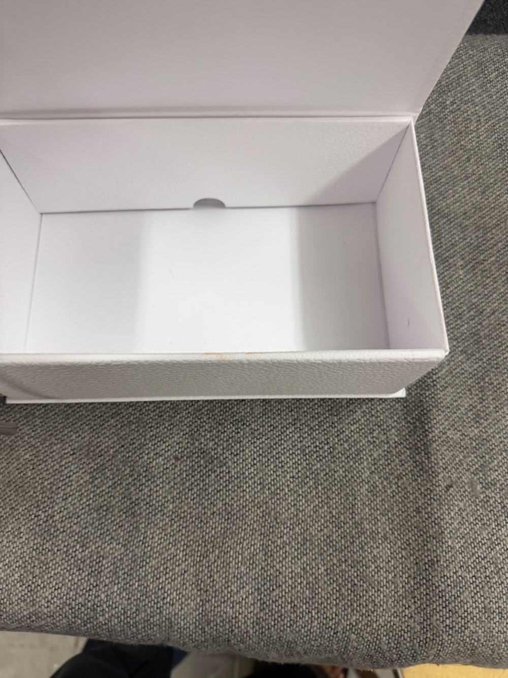 Dior White Drawstring Pouch Bag and box - Picture 3 of 4